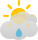 sunny intervals, scattered showers