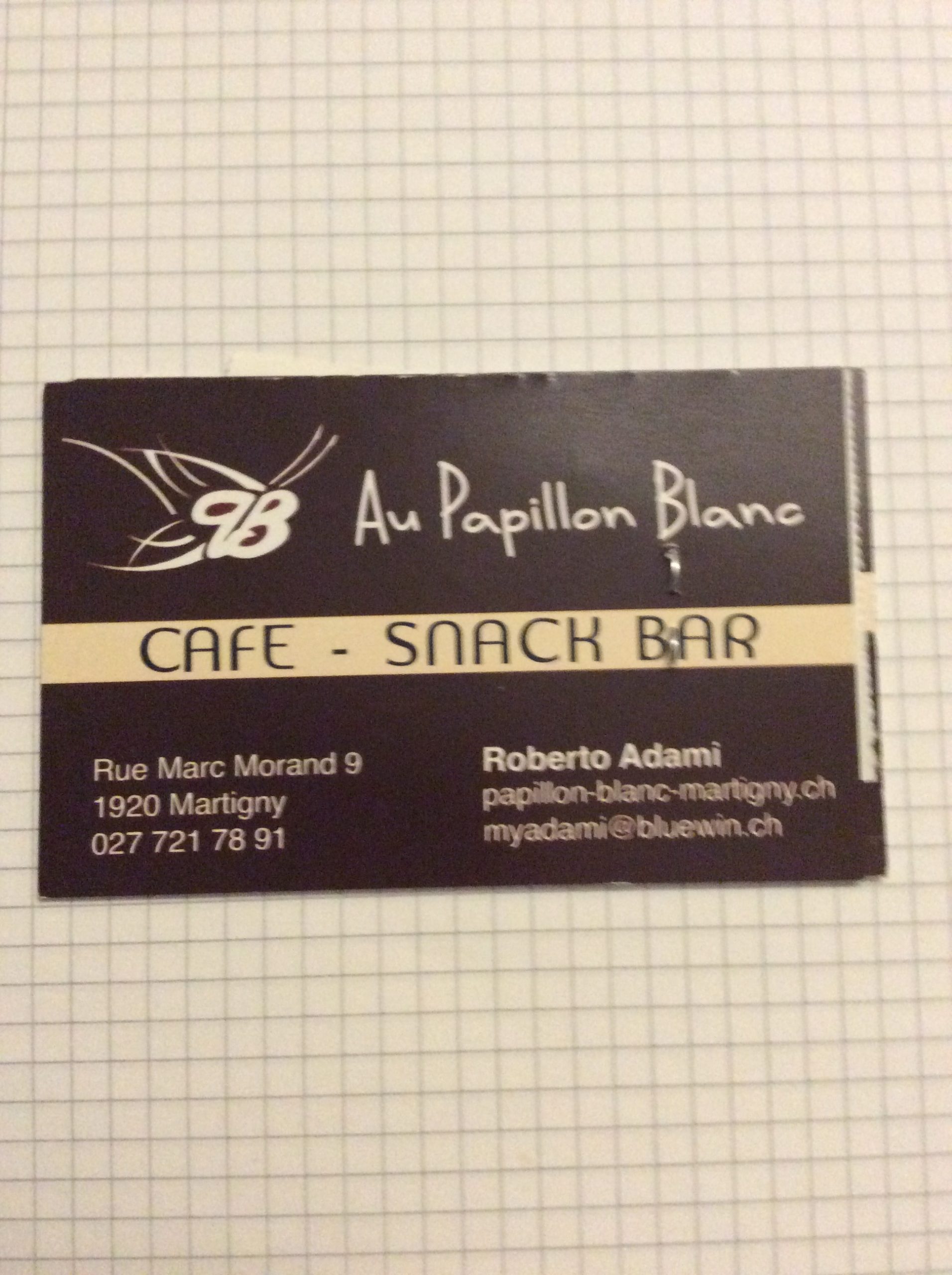 Café-Bar Au Papillon Blanc